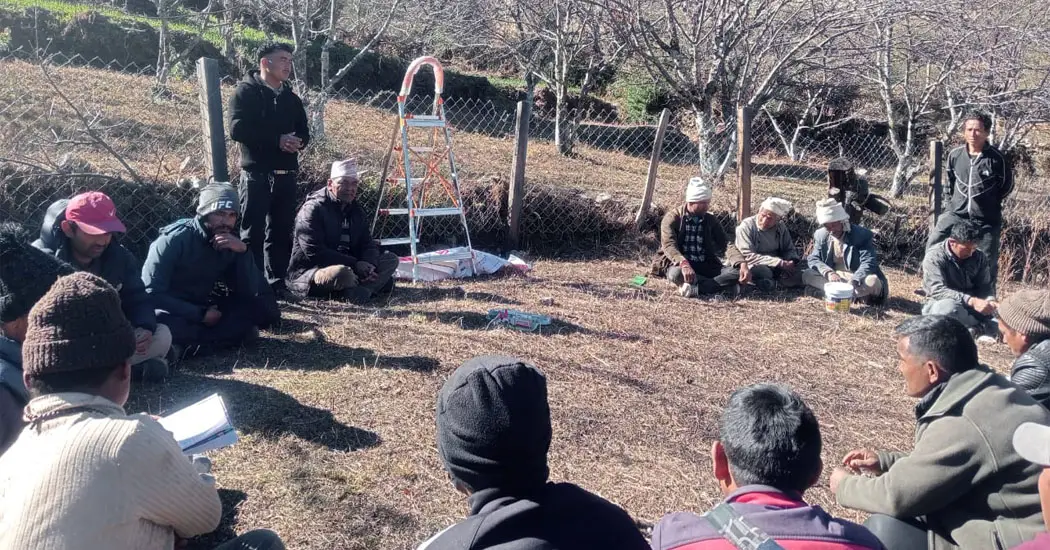 बाजुरामा बगैँचा सुदृढीकरण तथा व्यवस्थापन कार्यक्रम सञ्चालन