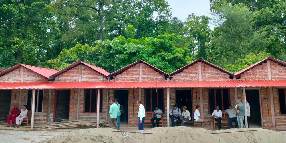 पर्यटन प्रवर्द्धनका लागि सामुदायिक वनमा पाहुना घर निर्माण गरिँदै