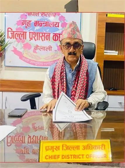कैलालीको प्रमुख जिल्ला अधिकारी (सिडिओ)का रुपमा लम्साल हाजिर