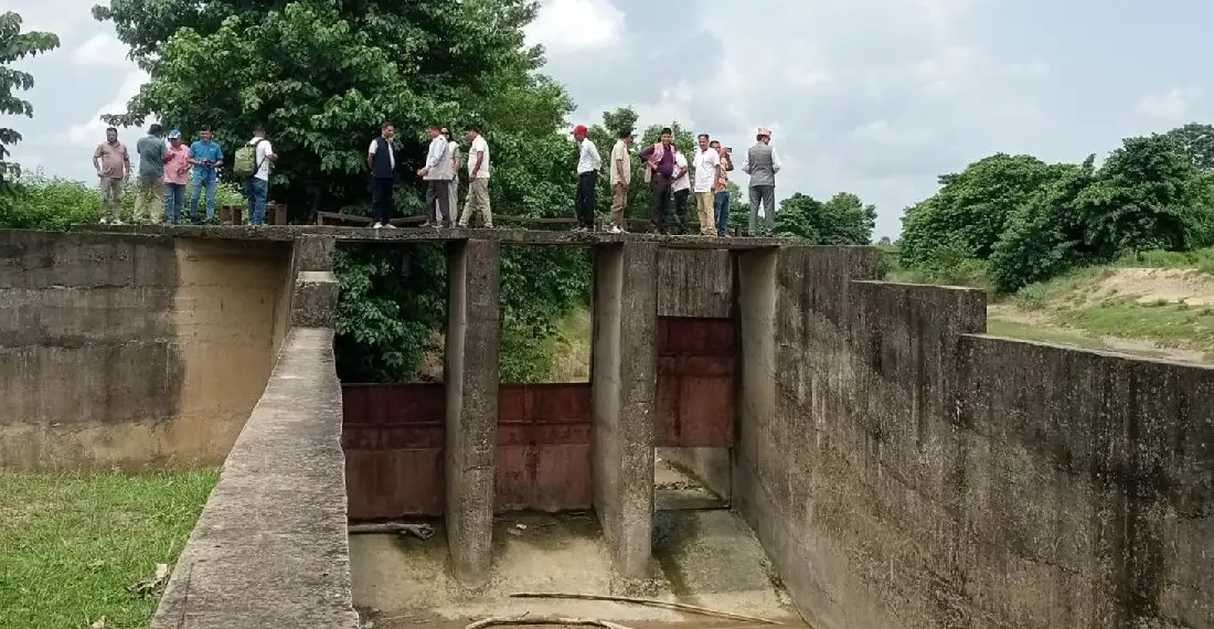 छपन्न वर्षअघि निर्माण गरिएको गुर्गी सिँचाइ आयोजना अलपत्र