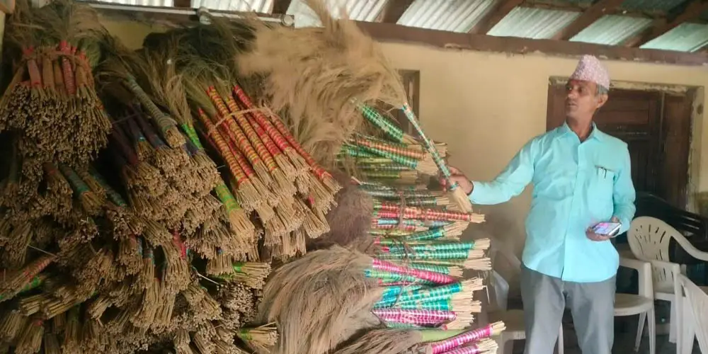 अम्रिसो खेतीबाट आम्दानी गर्दै चुरेफेदको सामुदायिक वन