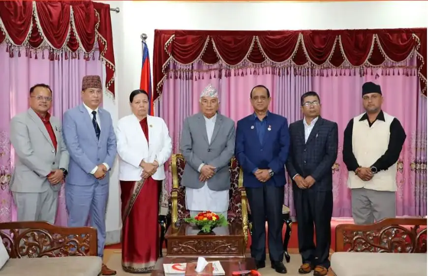 नेसनल प्याब्सनले शिक्षा विधेयकका प्रावधान संशोधन मागसहित राष्ट्रपति पौडेललाई बुझायो लिखित धारणा