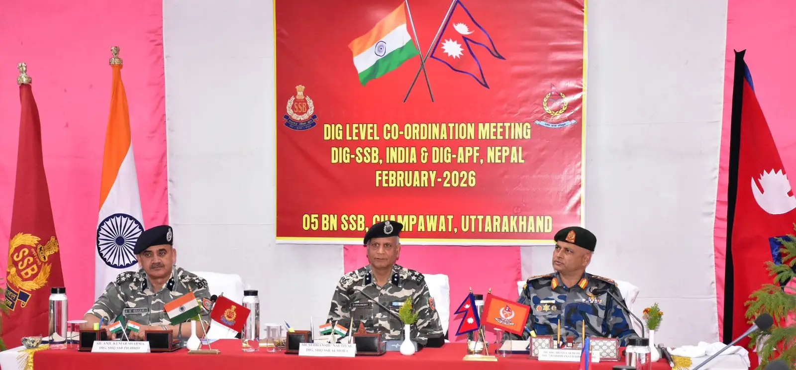 चम्पावतमा सशस्त्र प्रहरी–एसएसबी समन्वय बैठक, निर्वाचन सुरक्षामा जोड