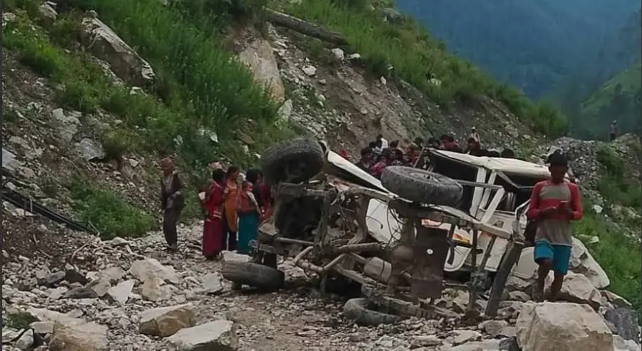 जिप दुर्घटनामा परी मृत्यु हुनेको सङ्ख्या तीन पुग्यो