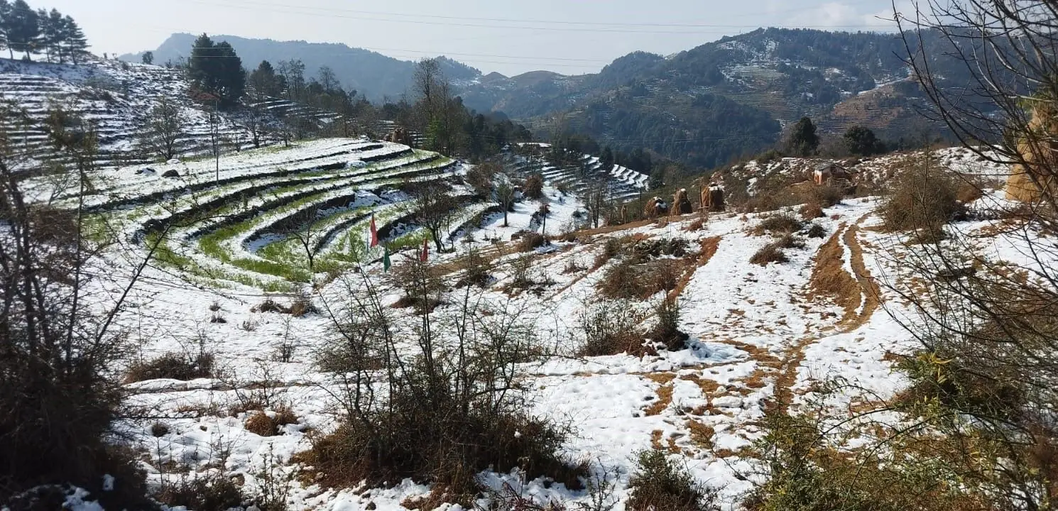सुदूरपश्चिमको पहाडी क्षेत्रमा वर्षा र हिमपात