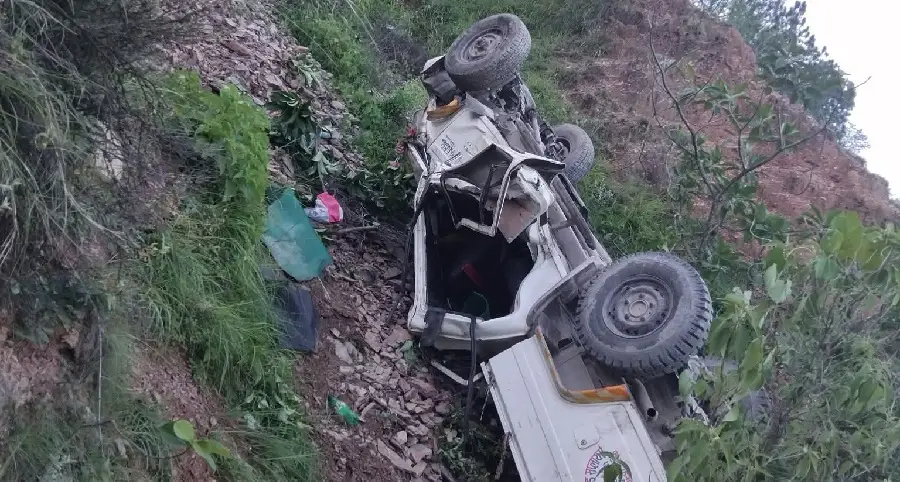 बैतडीको पाटनमा जिप दुर्घटना : चालकसहित दुईको मृत्यु, ६ घाइते