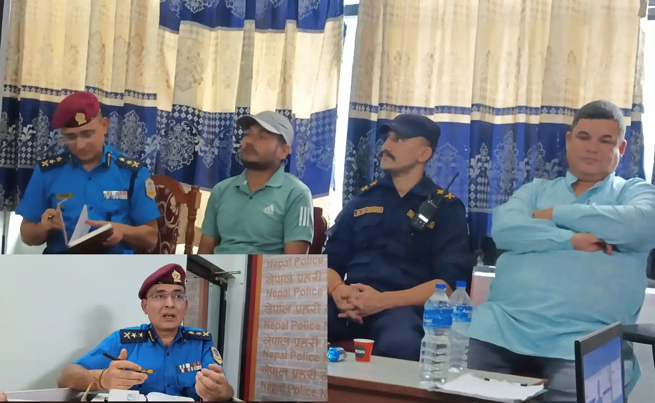 हामी सबै लागेर शान्ती सुरक्षा कायम गर्नुपर्छ: प्रहरी प्रमुख चन्द
