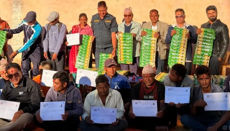 अछाम कारागारका कैदीबन्दीलाई सीपमुलक तालिम